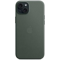 Apple Husa Originala FineWoven iPhone 15 Plus, MagSafe, Evergreen