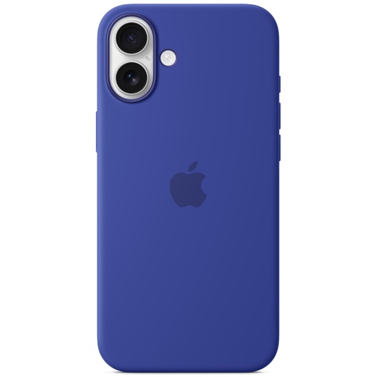 Apple Husa Originala Silicon iPhone 16, MagSafe, Ultramarine (Seasonal)