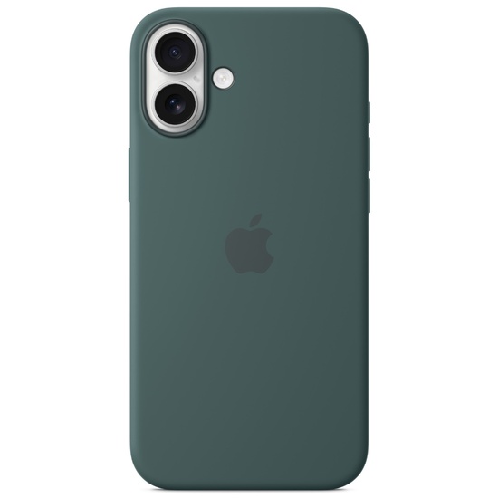 Apple Husa Originala Silicon iPhone 16, MagSafe, Lake Green (Seasonal)