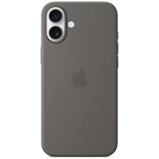 Apple Husa Originala Silicon iPhone 16 Plus, MagSafe, Stone Gray