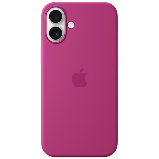 Apple Husa Originala Silicon iPhone 16 Plus, MagSafe, Fuchsia (Seasonal)