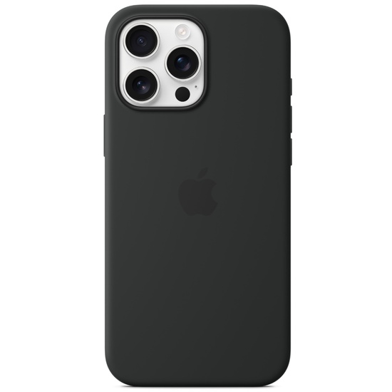 Apple Husa Originala Silicon iPhone 16 Pro, MagSafe, Black