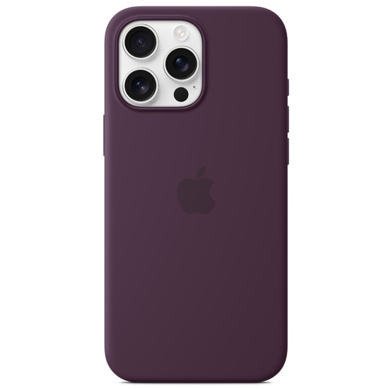 Apple Husa Originala Silicon iPhone 16 Pro, MagSafe, Plum
