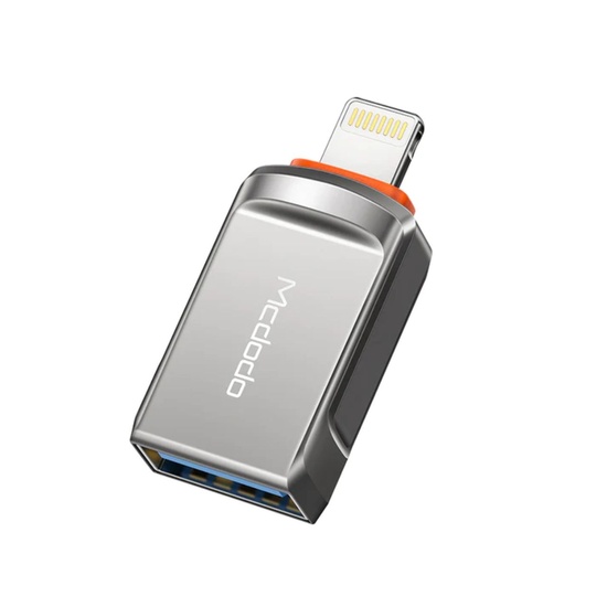 Mcdodo Adaptor OTG USB 3.0 la Lightning Dark Grey