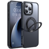 Mcdodo Husa Mata MagSafe iPhone 16 Pro cu suport Negru