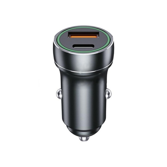 Prestico Incarcator Auto K2 PD+QC 3.0, Fast Charge, 20W, Negru