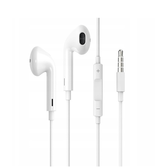 Prestico Casti In-Ear HF3 Jack 3.5mm Alb