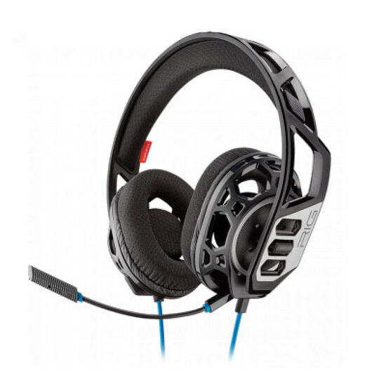 Nacon Casti Gaming RIG 300HS Black Grey (SoundGuard, microfon, jack 3.5mm)