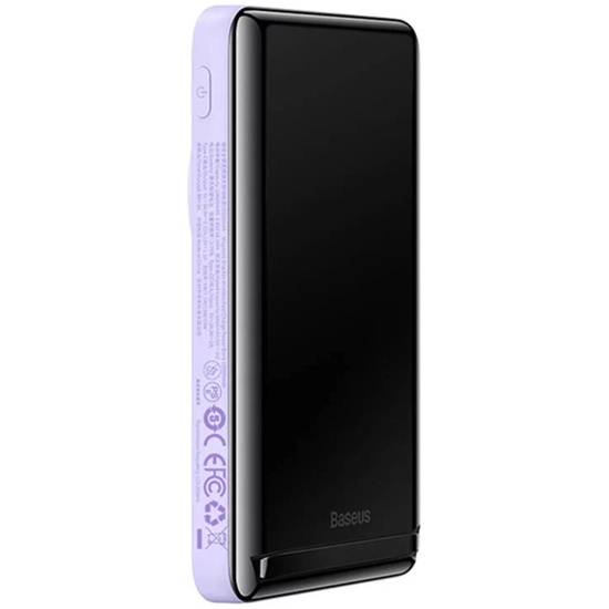 Baseus Acumulator extern Xiaobai Series Incarcare rapida 10000mAh, 20W + Încărcător magnetic wireless MagSafe, cablu inclus Type C Mov