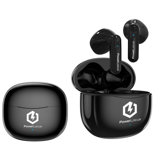 PowerLocus Casti True Wireless Bluetooth Vibe Black 