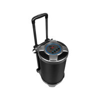 XX.Y Boxa Boombard Black (radio FM, input jack 3.5mm si 6.3mm, cu roti si maner telescopic)