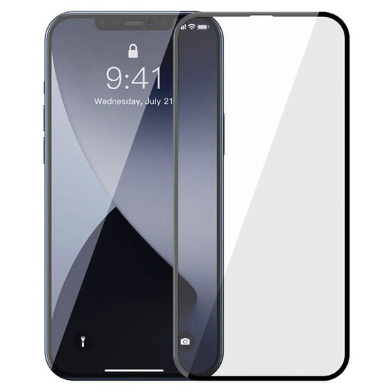 Folie iPhone 12 Mini Baseus Curbata Full Screen Black