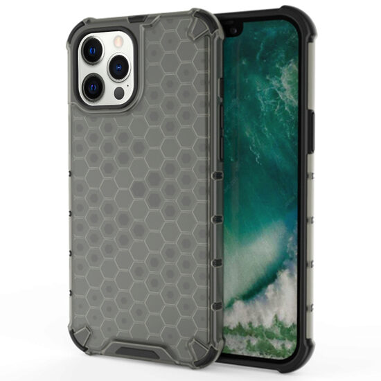 Husa iPhone 12 Pro Max Lemontti Honeycomb Grey