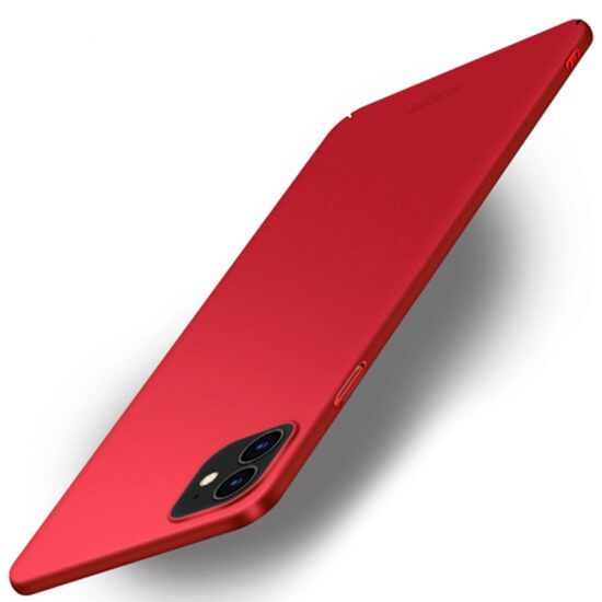 Husa iPhone 12 Mini Mofi Frosted Ultra Thin Red