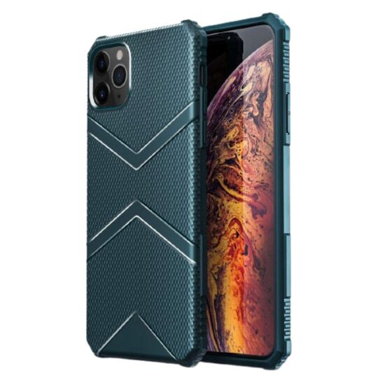 Husa iPhone 12 / 12 Pro Lemontti Diamond Shield Green