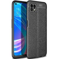 Husa Oppo A72 5G Lemontti Litchi Black