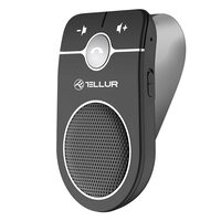 Tellur Car Kit CK-B1 Bluetooth Black (prindere parasolar auto, 1000 mAh)