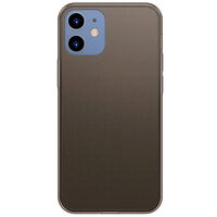 Husa iPhone 12 Mini Baseus Frosted Glass Protective Black