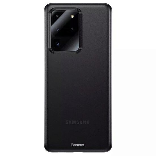 Husa Samsung Galaxy S20 Ultra Baseus Wing Transparent Black