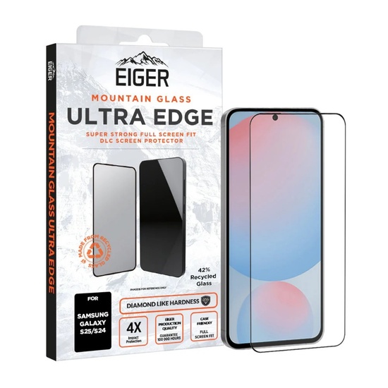 Eiger Folie Sticla Mountain Glass Ultra GRS Samsung Galaxy S25 / S24 Clear