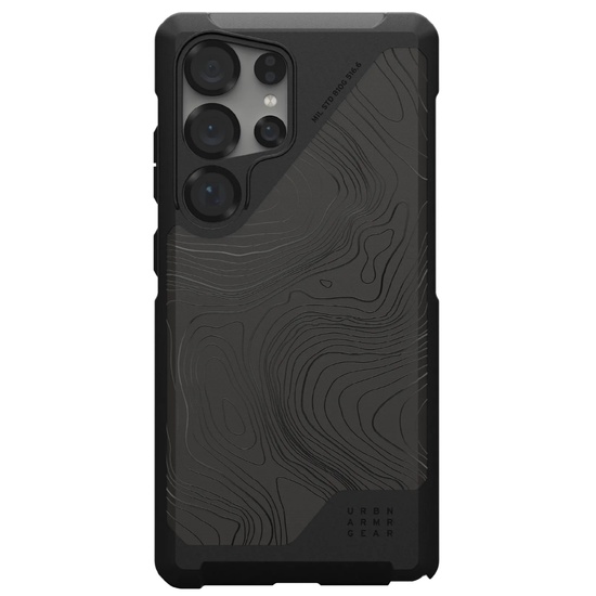 UAG Husa Metropolis LT Magnetic Samsung Galaxy S25 Ultra Topography Black