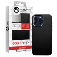 Lemontti Husa Piele MagSafe iPhone 15 Pro Max Negru
