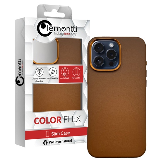 Lemontti Husa Piele MagSafe iPhone 16 Pro Max Maro