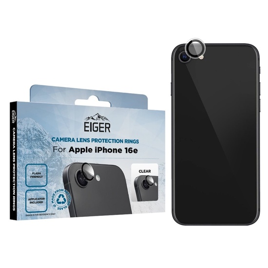 Eiger Folie Sticla Camera 3D Mountain Glass GRS iPhone 17e /iPhone 16e Clear