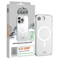 Eiger Husa Ice Grip Magsafe GRS iPhone 17e / iPhone 16e Clear