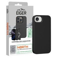 Eiger Husa North Magsafe GRS iPhone 17e / iPhone 16e Negru