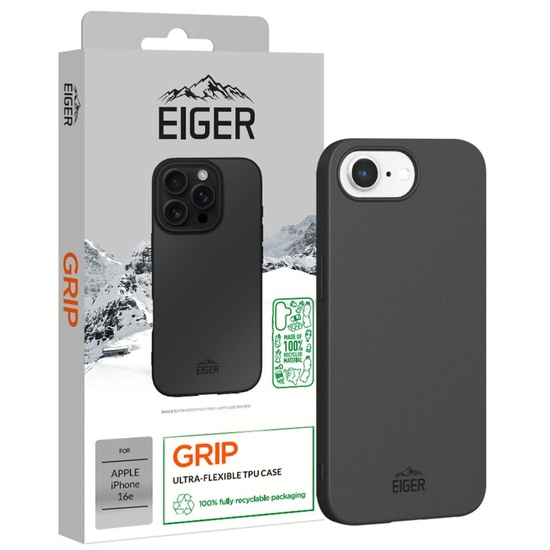 Eiger Husa Grip GRS iPhone 17e / iPhone 16e Black