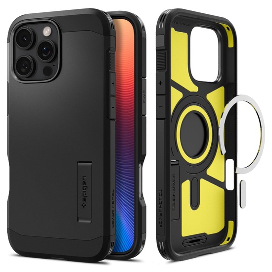 Spigen Husa Tough Armor MagSafe iPhone 16 Pro Black