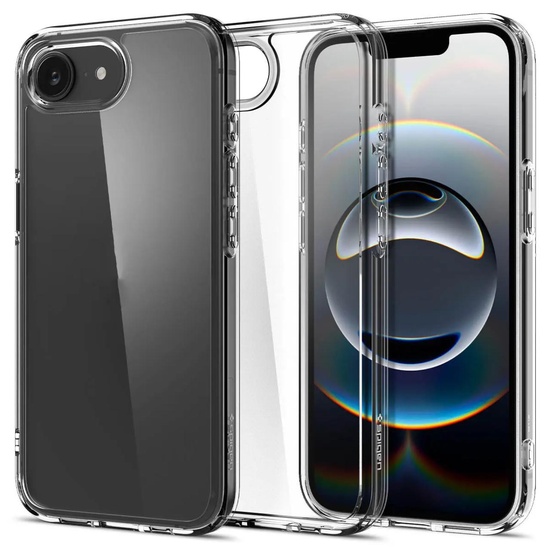 Spigen Husa Ultra Hybrid iPhone 17e / iPhone 16e Crystal Clear