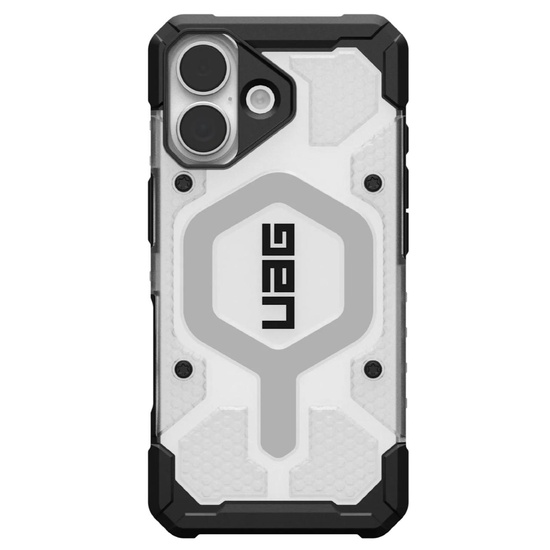 UAG Husa Pathfinder Clear MagSafe iPhone 17 Ice Silver