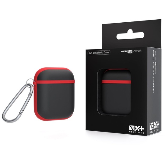 Next One Husa TPU Airpods Generation 1/2 Red, resigilat