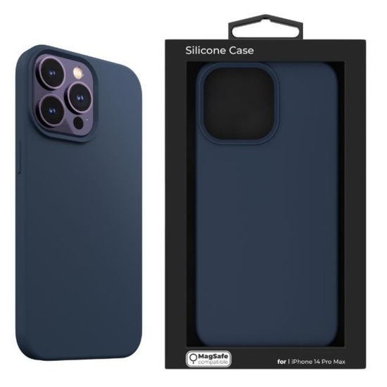 Next One Husa Silicon iPhone 14 Pro Max MagSafe Royal Blue, resigilat