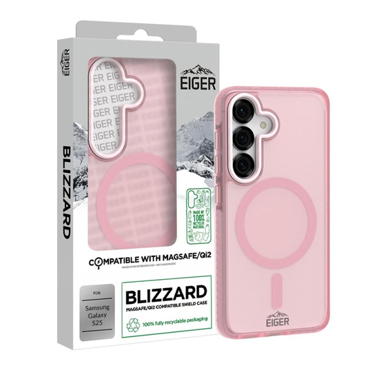 Eiger Husa Blizzard Magsafe GRS Samsung Galaxy S25 Roz