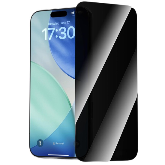 Devia Folie Sticla Privacy premium cu aplicator inclus Van Series, Full Screen, iPhone Air