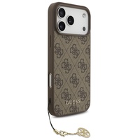 Guess Husa 4G Charm Tone on Tone iPhone 17 Pro Maro