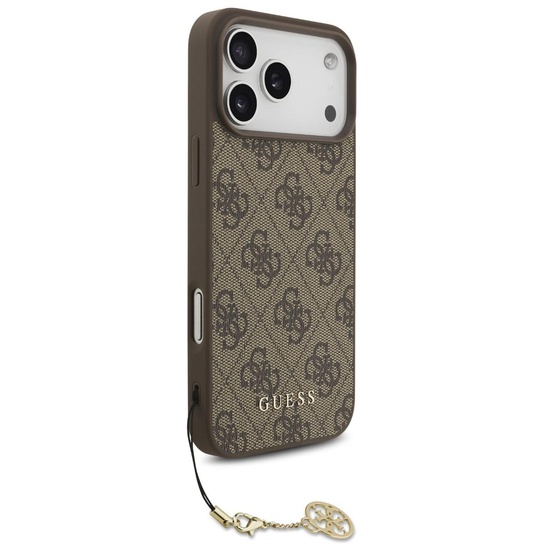 Guess Husa 4G Charm Tone on Tone iPhone 17 Pro Maro