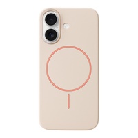 Husa Silicon Velvet Magsafe iPhone 17 Roz