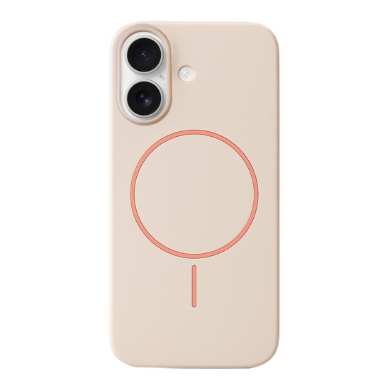 Husa Silicon Velvet Magsafe iPhone 17 Roz