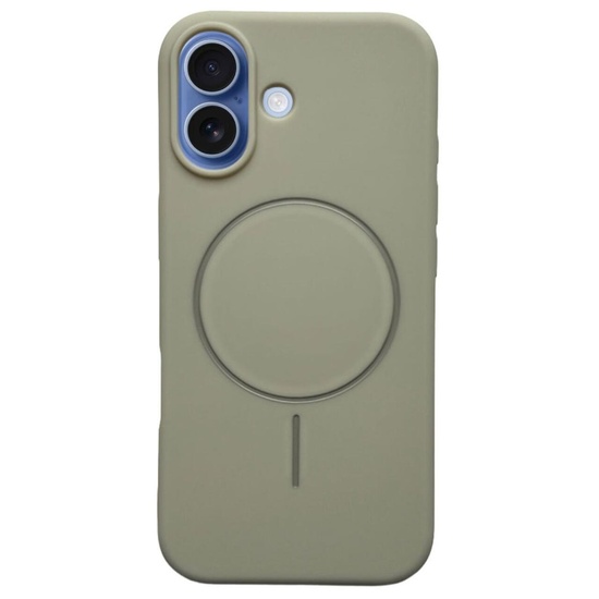 Husa Silicon Velvet Magsafe iPhone 17 Alb