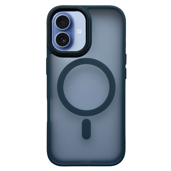 Husa Hybrid Matte Magsafe iPhone 17 Bleumarin