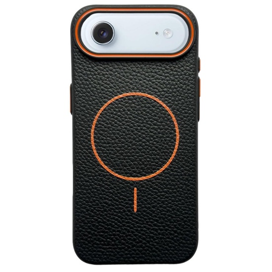 Husa Wave Magsafe iPhone Air Negru / Portocaliu