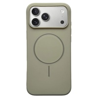 Husa Silicon Velvet Magsafe iPhone 17 Pro Max Alb