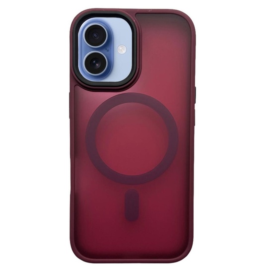 Husa Hybrid Matte Magsafe iPhone 17 Rosu