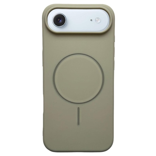 Husa Silicon Velvet Magsafe iPhone Air Alb