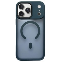 Husa Hybrid Matte Magsafe iPhone 17 Pro Bleumarin