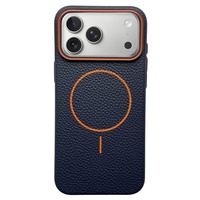  Husa Wave Magsafe iPhone 17 Pro Max Albastru / Portocaliu